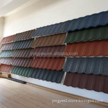 colorful stone coated metal roof tile production line